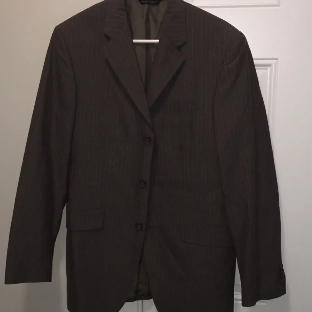 Lt brown Banana Republic 3 button suit coat jacket